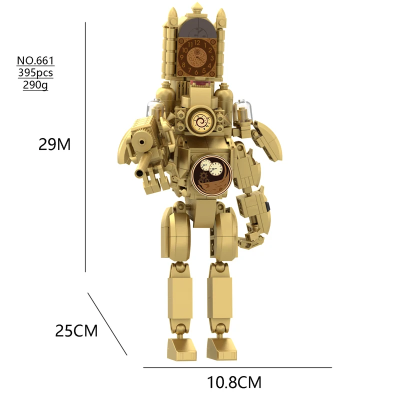 

New Toilet Man vs. Monitor Building Block Skibidi Toilet Building Block Hot Building Block Children's Toy