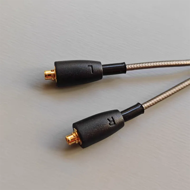 Handmade Thickened OFC Copper Earphone Wire, 3.5mm to MMCX Micro-Expanded Connector, Tensile Aluminum Foil, Durable