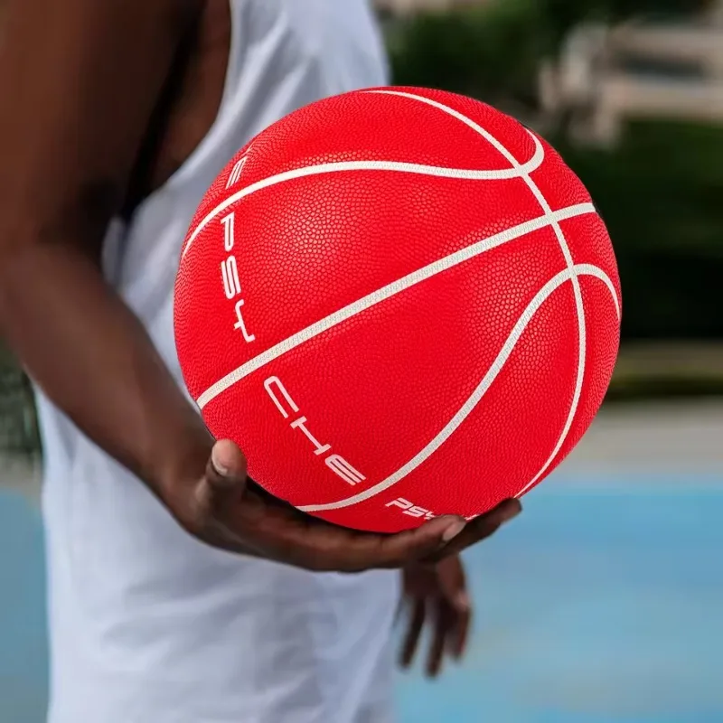 

PSYCHE PU Leather Basketball 3-Layer Anti-Slip Moisture Absorbent Indoor/Outdoor Size 7 Wear-Resistant Match/Training Ball