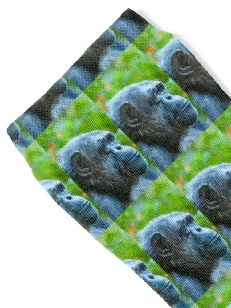 Chimpanzee - deep in thought! Socks Climbing designer brand gift hip hop Designer Man Socks Women's