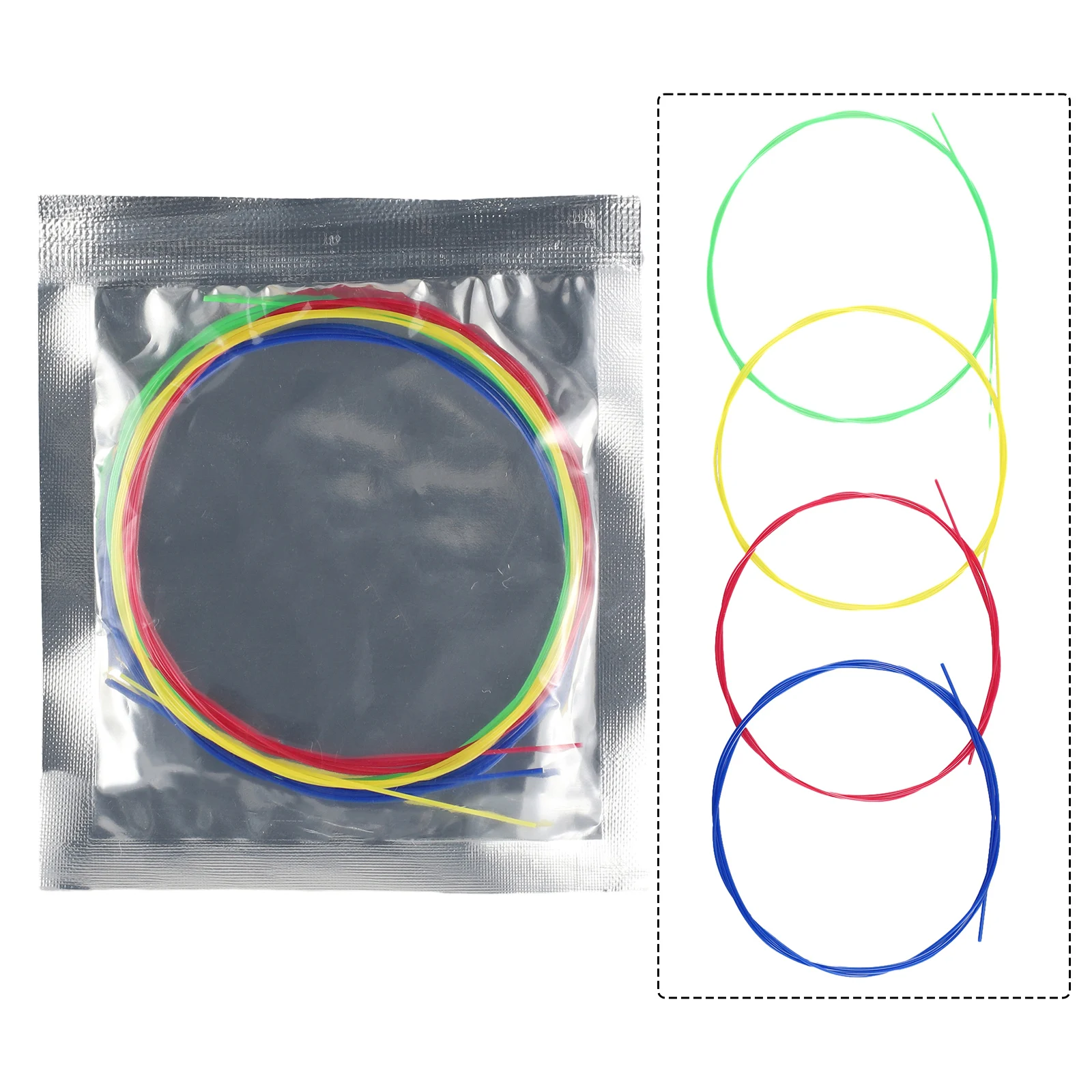 High Quality Ukulele Strings Strings Nylon Ukulele Accessories 4 Pieces Colorful Different Models Ukuleles Parts