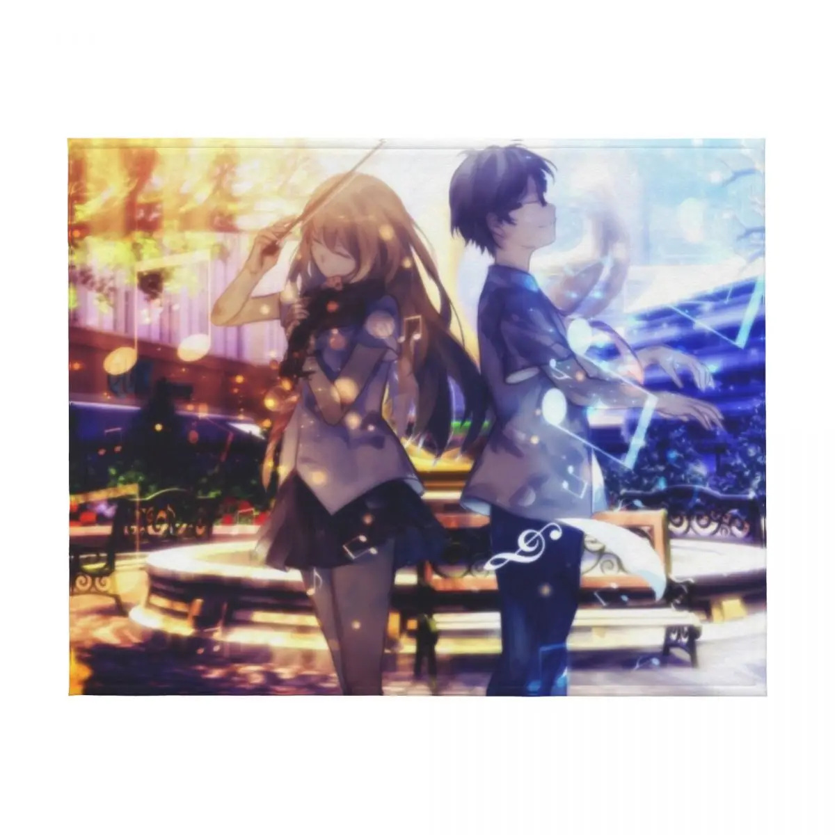 كذبتك في 2 أبريل رمي بطانية أرائك عصرية وأسرة شتوية وبطانيات ريتروس للسفر #2