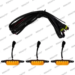 Bursztynowo-żółta, biała lampa Raptor LED Fit HMT aftermarket raptor grill dla NEXT GEN FORD RANGER 2022 2023 2024 DIY lampa DRL