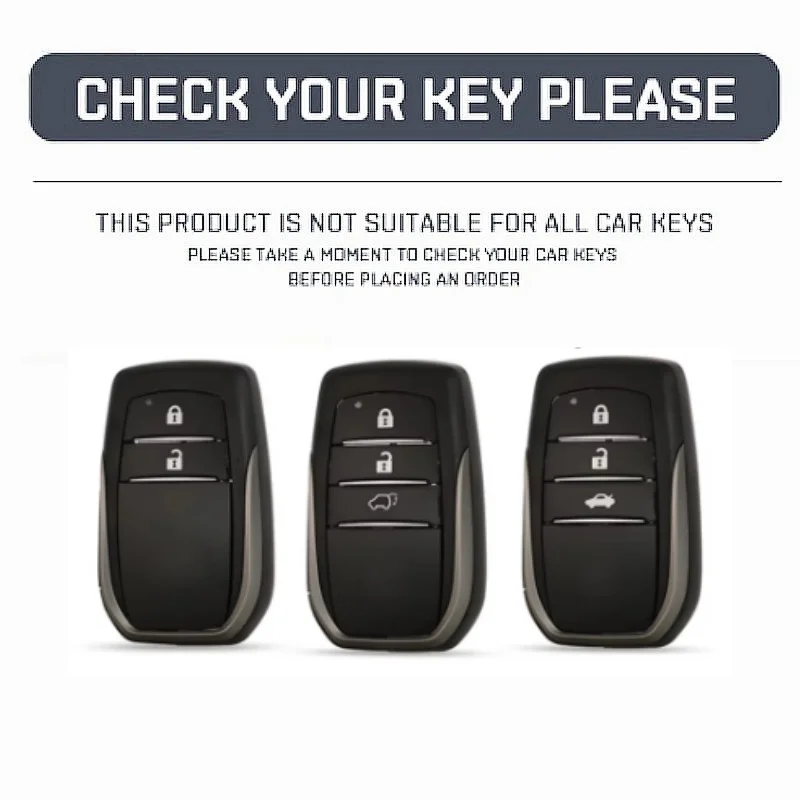

Fashion Car Remote Key Case Cover for Toyota RAV4 Crown Hilux Fortuner Camry Land Cruiser Prado Protect Shell Fob Accessories