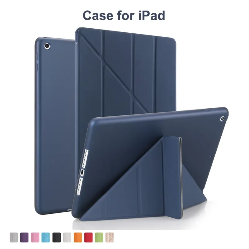 

Tablet Case for IPad 10.2 9.7 2018/2017 5/6th Air 3 10.5 Leather Soft Smart Cover for Ipad 2/3/4 Mini 1/2/3/4/5 Table Case