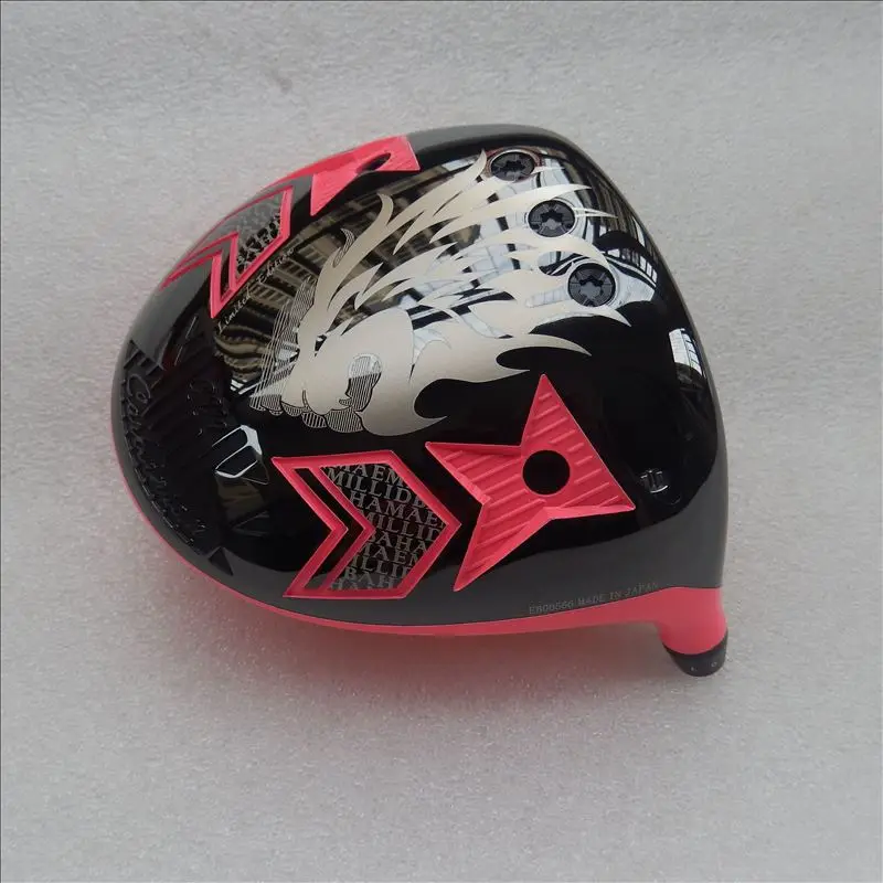 Japan golf new model CV9 Hi cor DAT55G face Titanium golf driver golf head 12deg pink colour