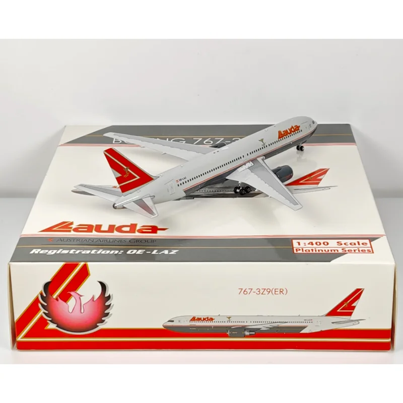 فينيكس 1/400 مقياس النمساوية لودا الهواء B767-300 OE-LAZ يموت الصب سبيكة نموذج طائرة تحصيل العنصر الزخرفية
