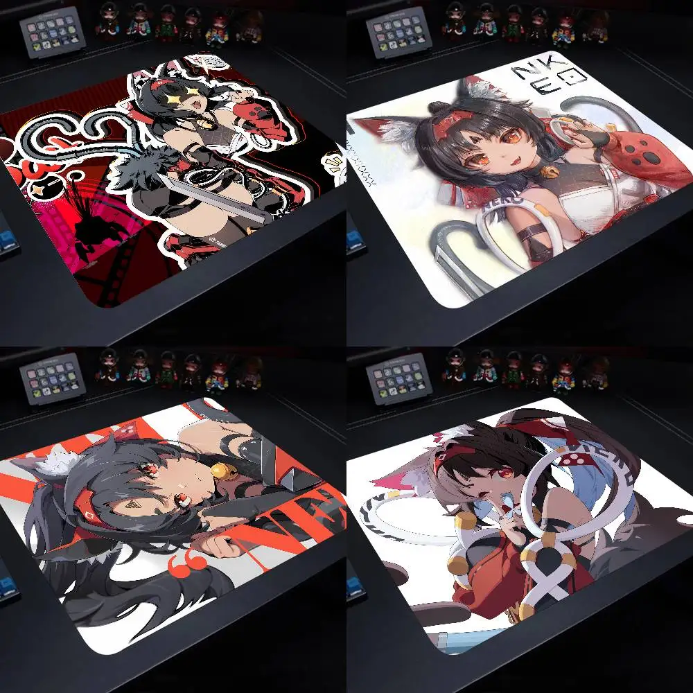 Nekomiya Mana Zenless Zone Zero Small Mouse Pad Gaming Laptop Mousepad Gamer Carpet Keyboard Mat Desk Protector
