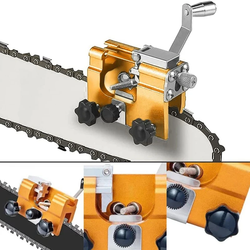 【Popular】Chainsaw Sharpener Parts Diamond Coated Cylindrical Burr Grinding Head Chain Saw Sharpener