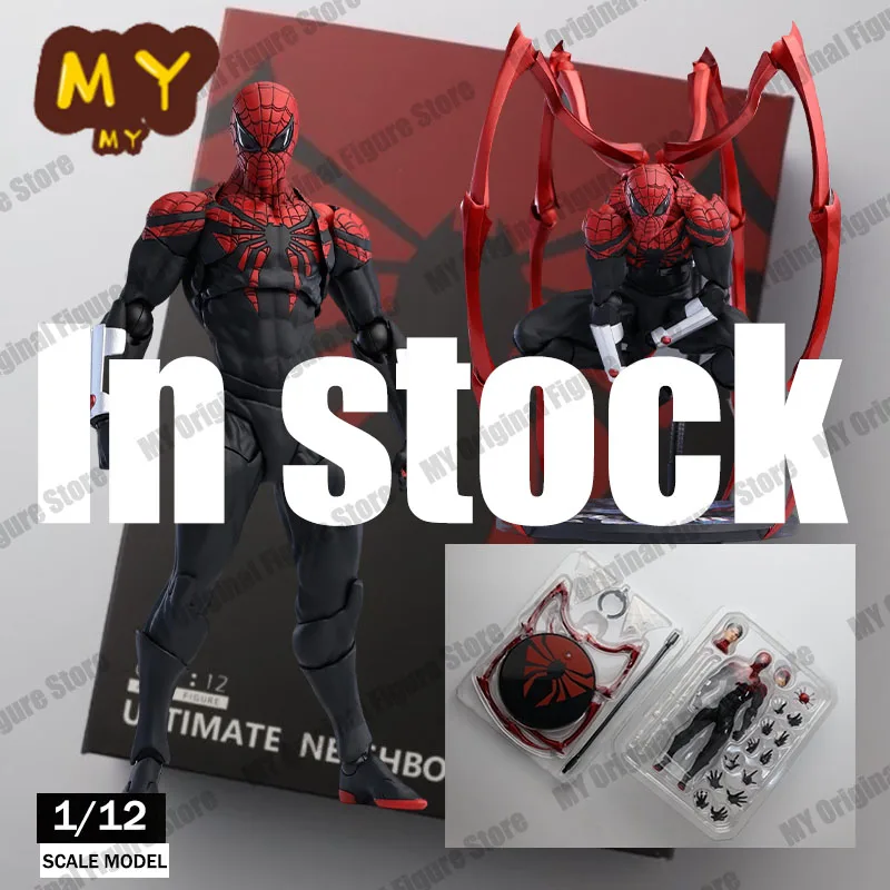 MessToys متفوقة سبايدرمان أرقام بيتر باركر فوضى اللعب متفوقة الرجل العنكبوت عمل الشكل CT اللعب تمثال تمثال لعبة مجسمة