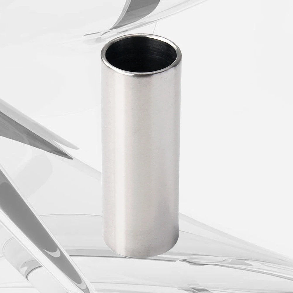 

Chromed Steel Guitar Slide 6Cm Large Smooth Finish For Acoustic Electric Guitar Bright Sound Blues Playing Accessory