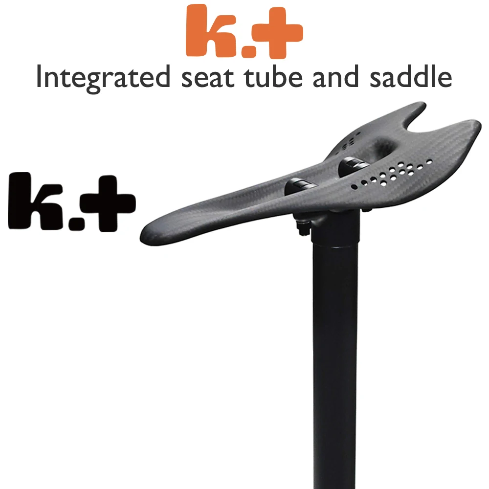 K1/K3 integrated seat cushion, ultra-light full carbon fiber, 3K pattern, suitable for general bicycles such as MTB and Road