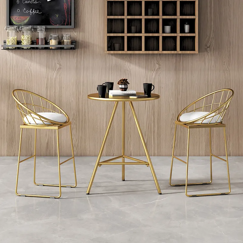 Nordic Modern Coffee Table Minimalist Round Tea Table for Home Cafe Balcony Bistro Furniture Luxury
