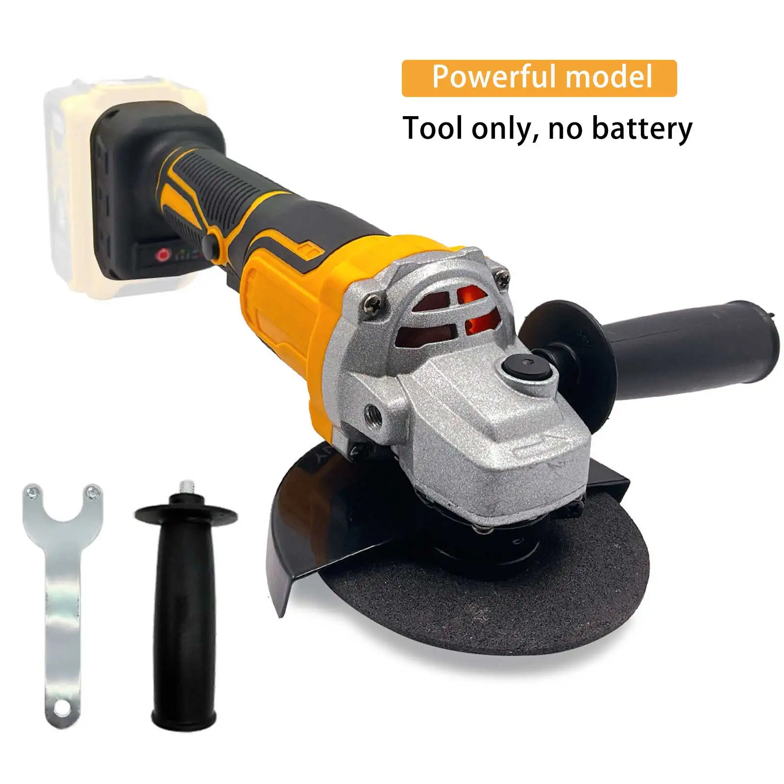 

One set of angle grinder kit, adjustable speed handheld angle grinder kit, high power polishing electric polisher, suitable for