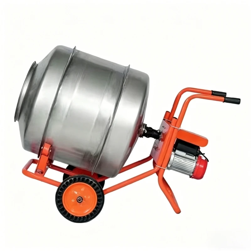 Portable Mortar Mixer | Small Mobile Concrete Mixer, Perfect For Plaster, Stucco And Grout Mixing On Site