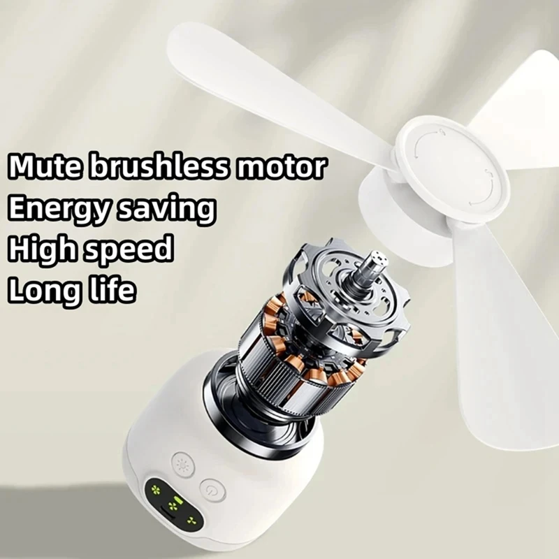 Rechargeable Small Ceiling Fan USB Student Dormitory Breeze Small Electric Fan Bed Dormitory Tent Camping