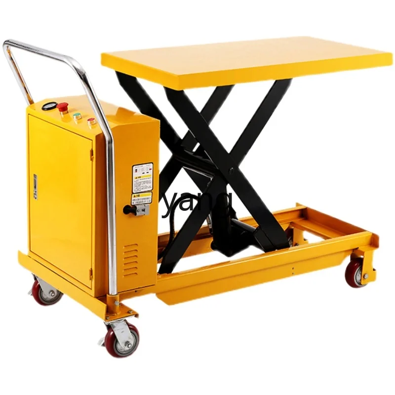 YJQ electric hydraulic lifting platform car automatic scissor lift car