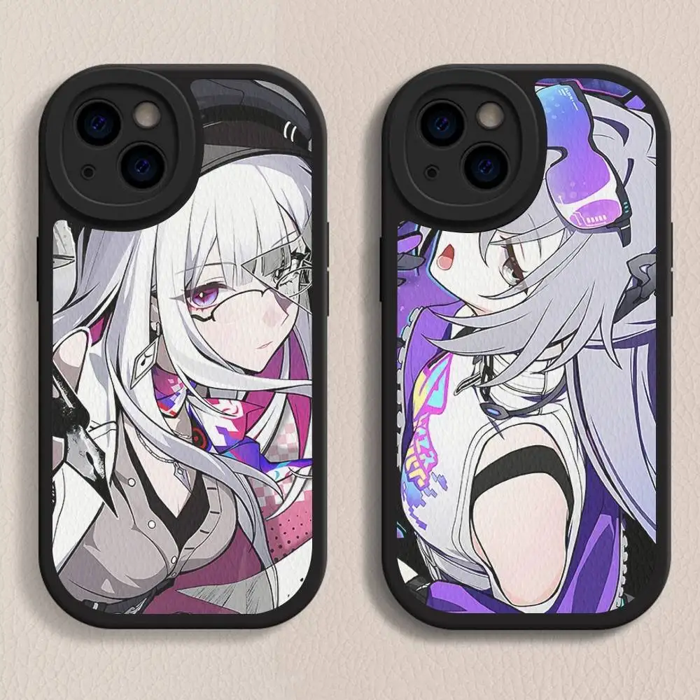 Game Honkai Star Rail Phone Case For IPhone 16 15 14 13 Pro Max 11 12 Plus Leather Silicone Cover
