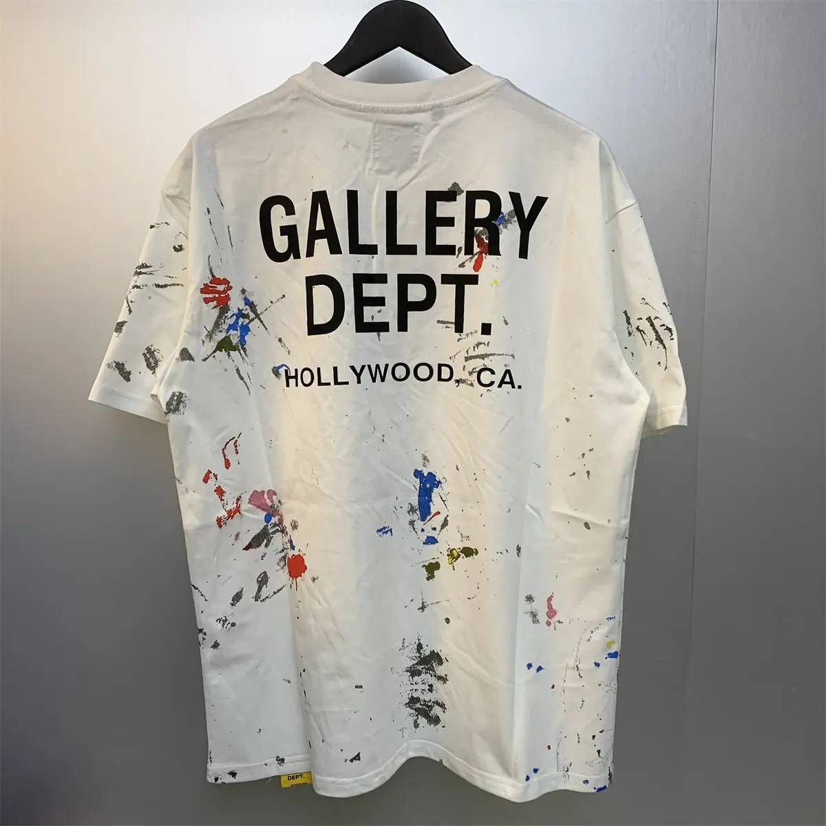 Gallery Dept PAINT SHOP SOUVENIR TEE Ink Printing Cotton Short Sleeve T-Shirt