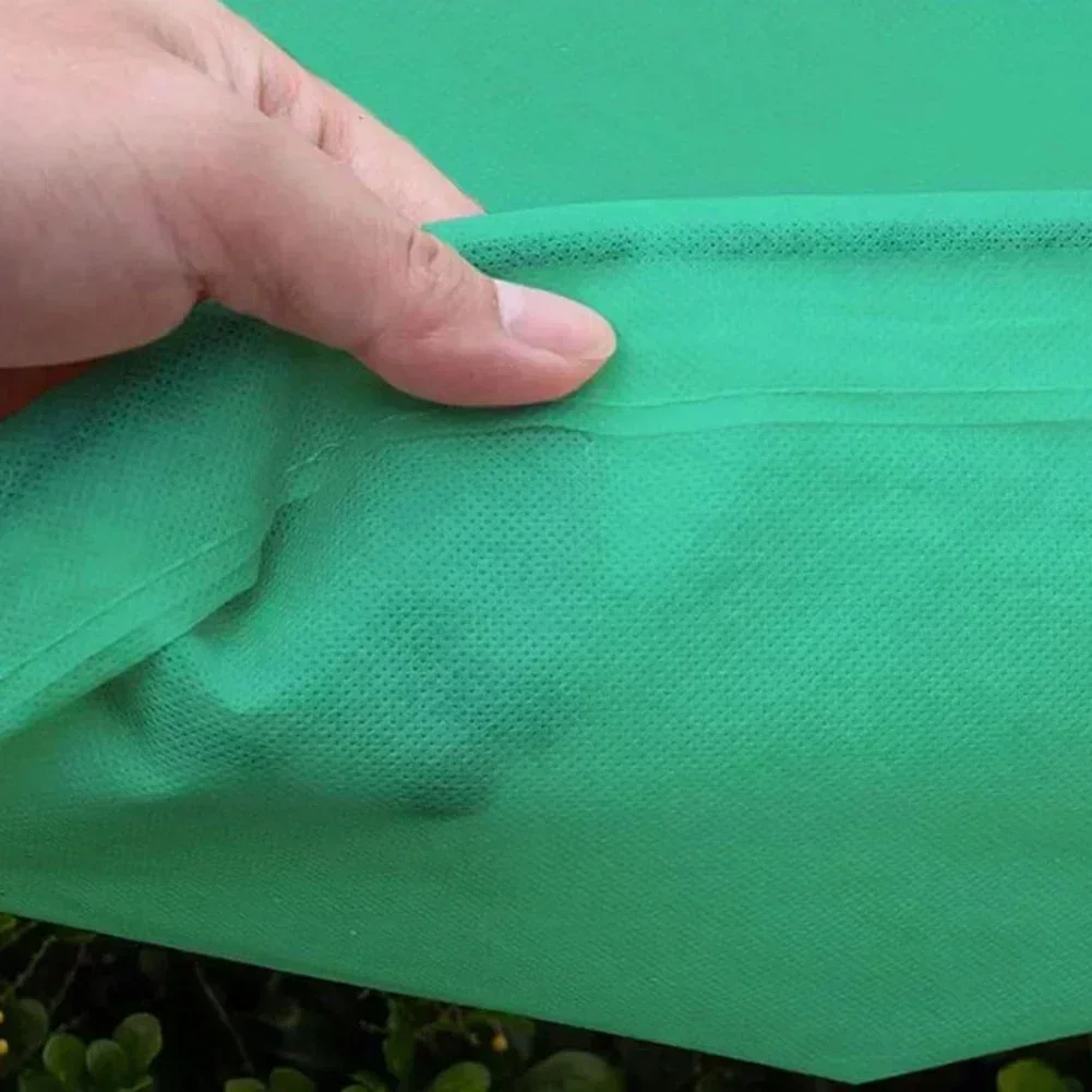 4 Pack Winter Plant Covers for Outdoor Use 52x28 3x19 7 Inch Rectangular Non Woven Fabric Covers with Drawstring