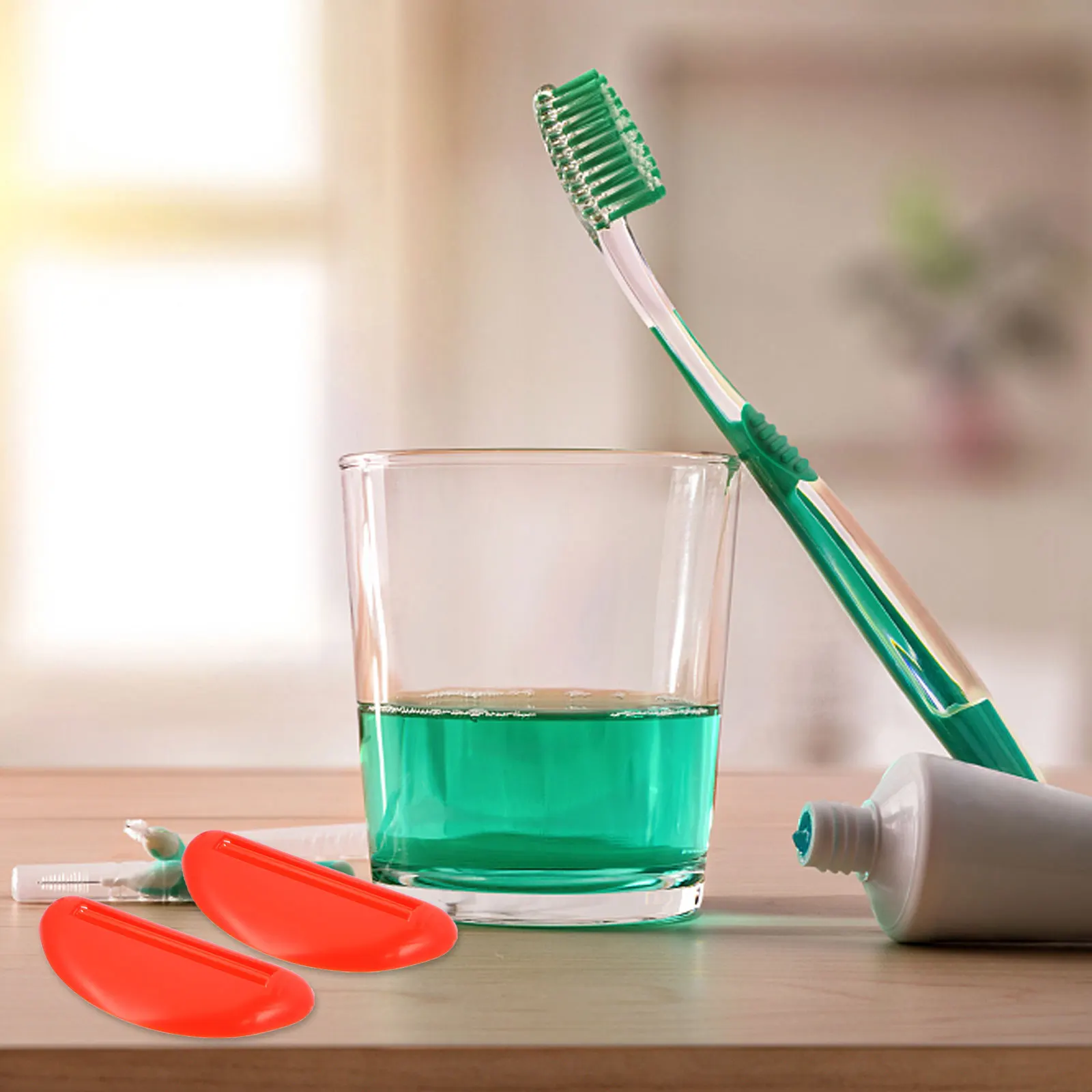

6pcs Premium Toothpaste Squeezer Durable Squeezing Tool Efficient Makeup Tube Dispenser Plastic Handheld Extruder For