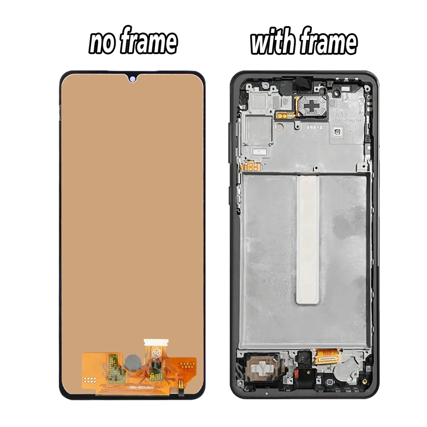 6.4'' For Samsung Galaxy A33 5G SM-A336B LCD SM-A336M SM-A336E Lcd Display Touch Screen Digitizer Assembly with Frame 100% Teste