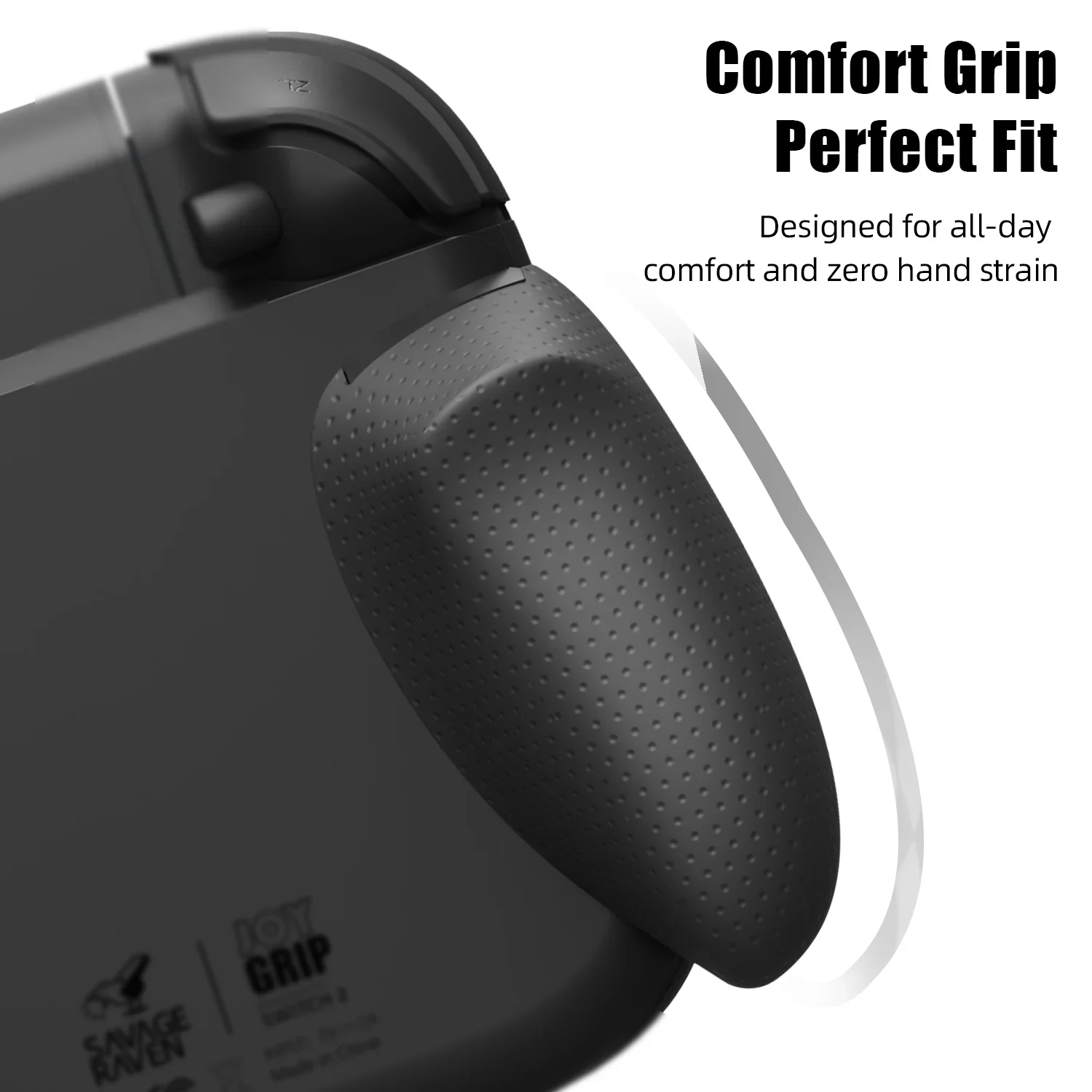 Savage Raven by Skull & Co. JoyGrip JoyCon Charging Grip Holder Charger Handle Bracket for Nintendo Switch 2 - Image 3