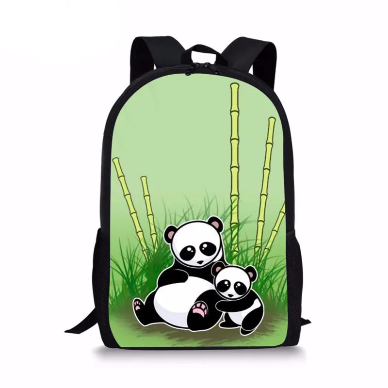 Mochila con estampado de Panda para niños, mochila escolar para niños, bolsa de libros para estudiantes, mochilas multifuncionales de moda