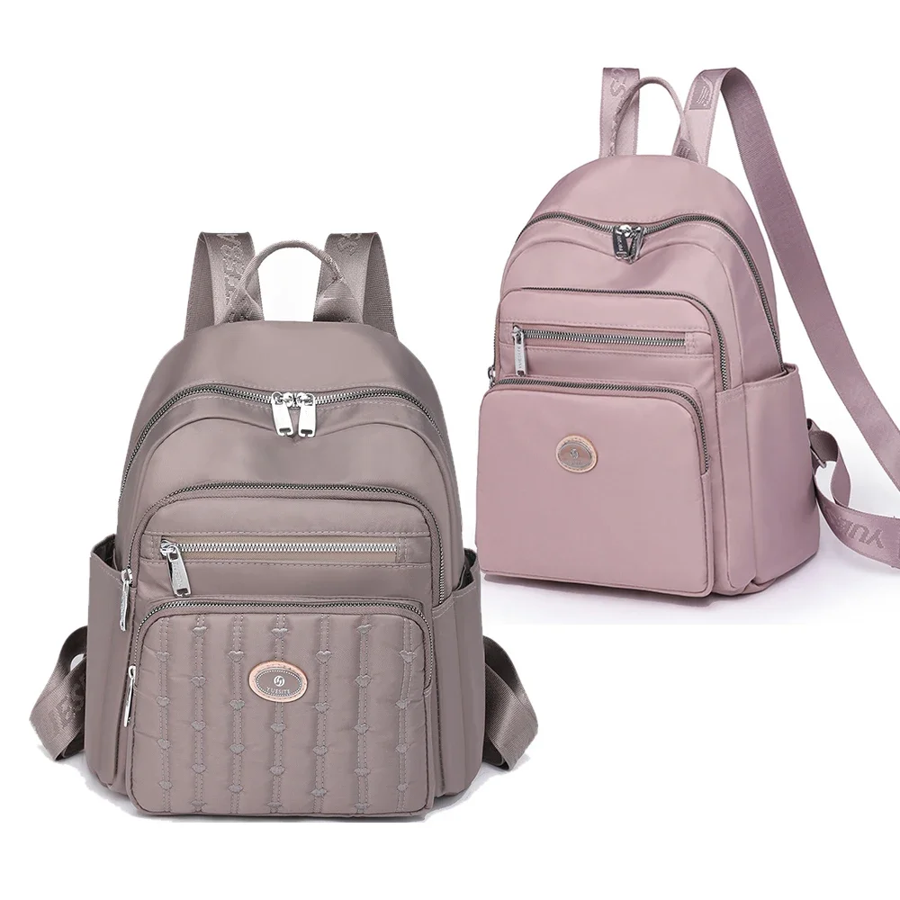 

High quality Women Backpack Girls Nylon Travel Female Knapsack Ladies Daypack Rucksack For Teenagers School Bags two styles