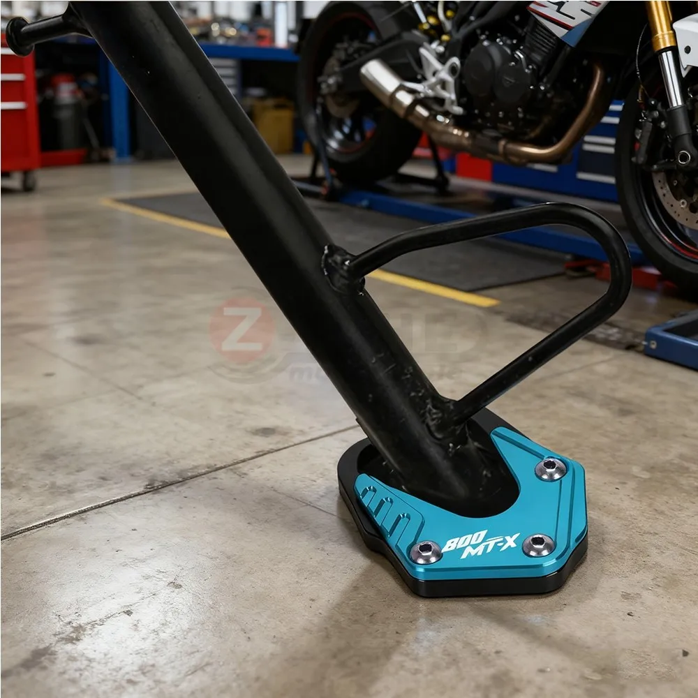 For CFMOTO 800MT-X Accessories 2026 800MTX MTX 800 2024 2025 Kickstand Foot Side Stand Extension Pad Support Plate Pedal 800MTX