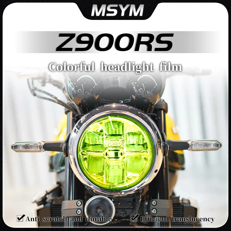 For Kawasaki Z900RS Z900 RS Headlights smoked black taillights protective film rearview mirror instrument film modification