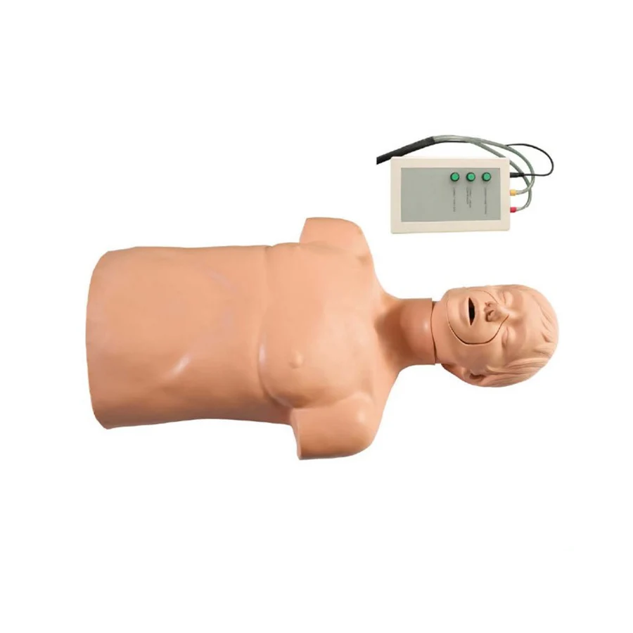 

Half-body Adult CPR Training Manikin,First Aid Emergency Skill Teaching Simulator