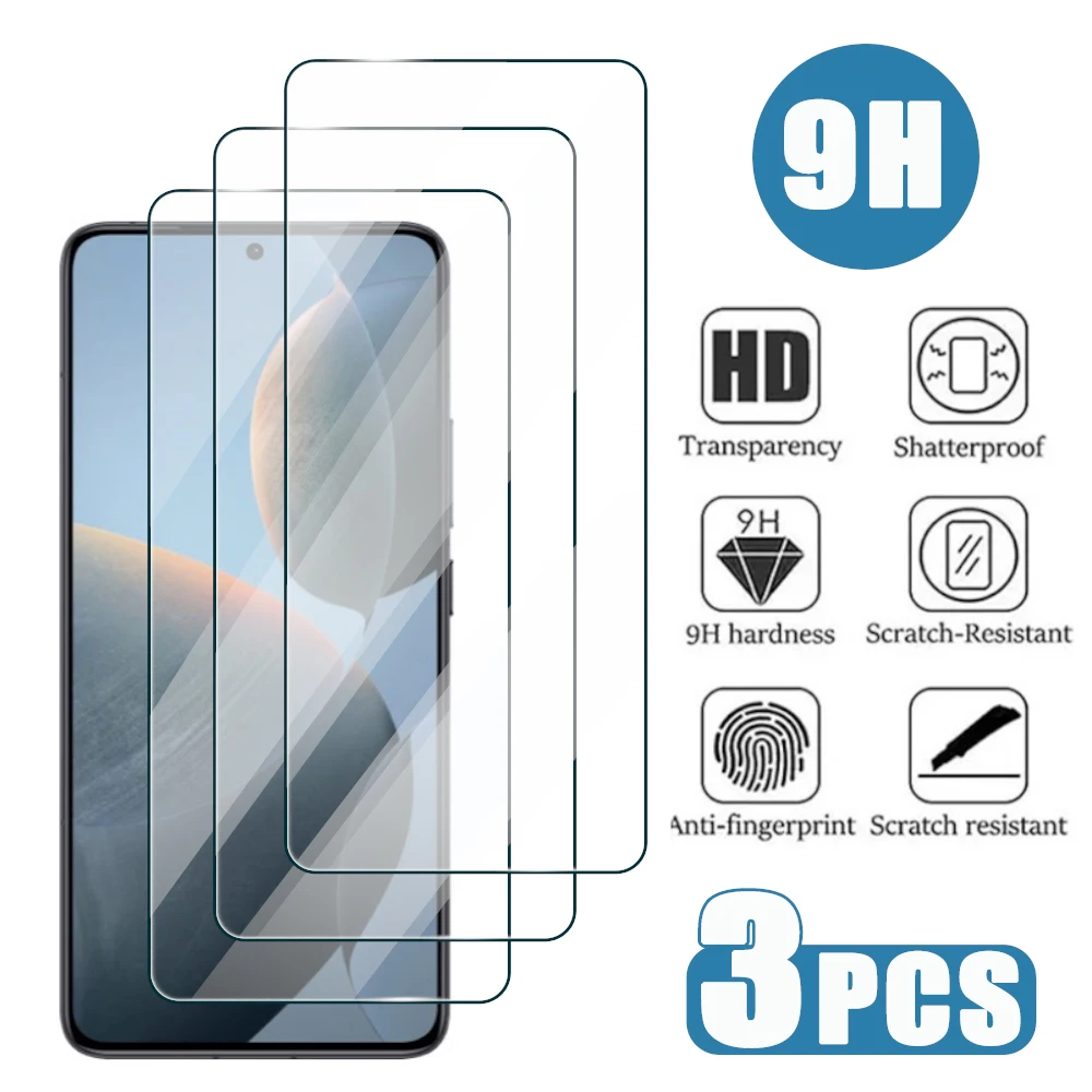 3PCS Screen Protector for Xiaomi Redmi K20 K30 K40 K50 K60 K70 E Pro Tempered Glass Film