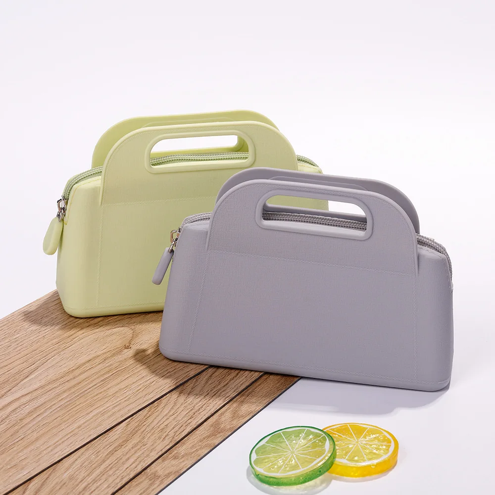 Creative Convenient Handbag Popular Women's Waterproof Silicone Storage Makeup Bag Purses and Handbags Luxury Designer Women Bag
