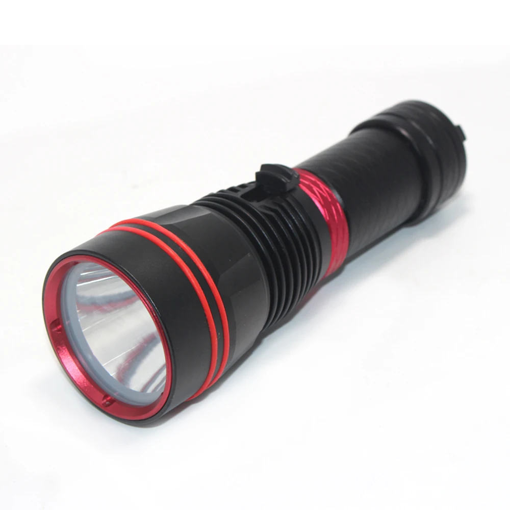 5000 Lumens White Light LED Diving Flashlight Underwater 150 M Waterproof Diver Lamp L2 Stepless Dimming 26650 Torch