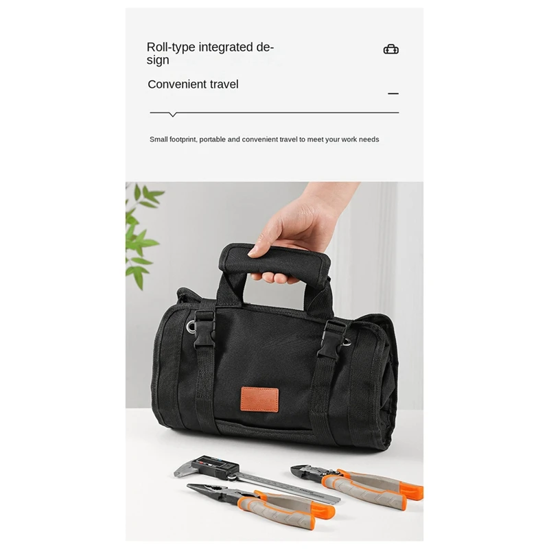 Multifunctional Portable Tool Bag Large Capacity Waterproof Electrical Carpentry Repair Installation Tool Storage Bag