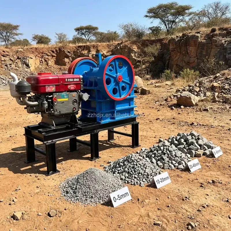 Portable Diesel Rock Crusher | No Electricity Needed | Factory Price for Africa