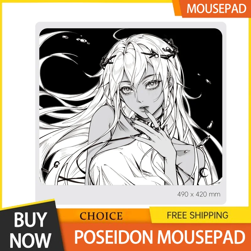 

Olympus Series Poseidon Mousepad Xsoft Fps Unsmooth Neutral New Style Esports Gaming Mouse Pad 490x420mm Customize Pc Gamer
