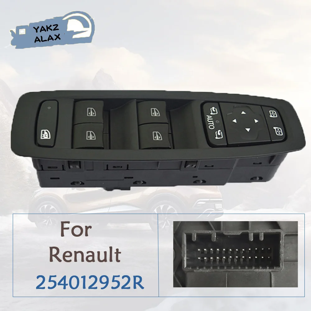 

For Renault Kadjar Megane 254012952R Front Driver Side Electric Power Master Window Control Switch Car Internal Spare Parts