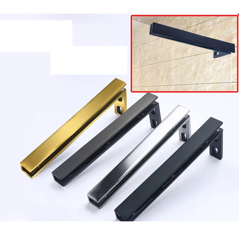 

L-образная фиксирующая планка из нержавеющей стали 304, анти-качели, стеклянная дверь для душа, отель