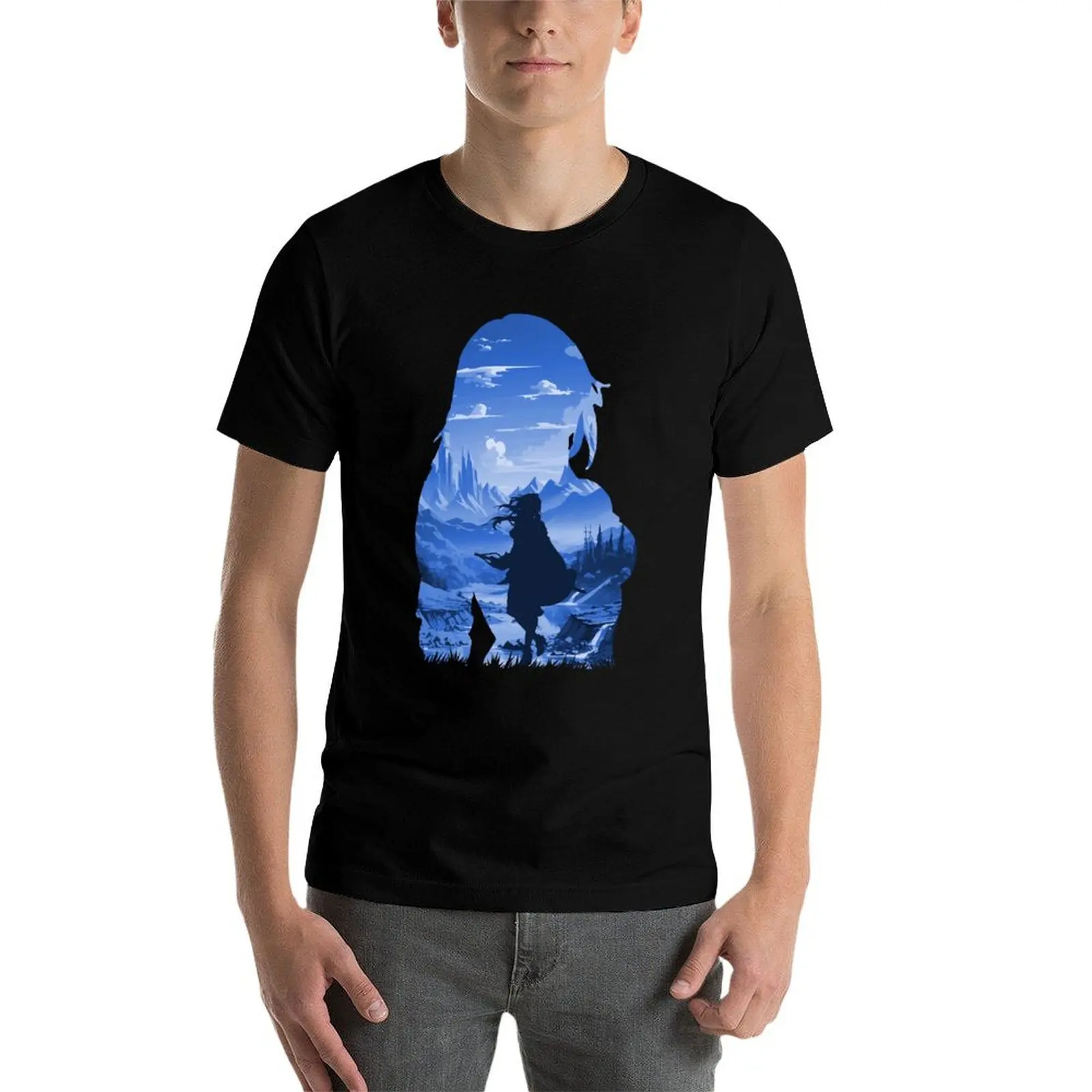 

Granblue Fantasy - Katalina *Negative Illusion* T-Shirt man t shirt cotton high quality T-Shirt