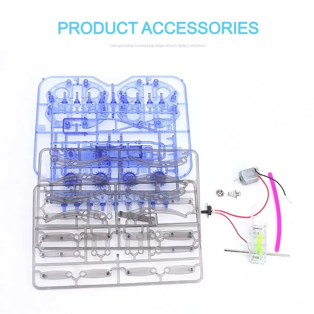 DIY Educational Robotic Spider Battery Operated Movable Legs Electric Robot Spider No Soldering Required Stem Robotic Gift