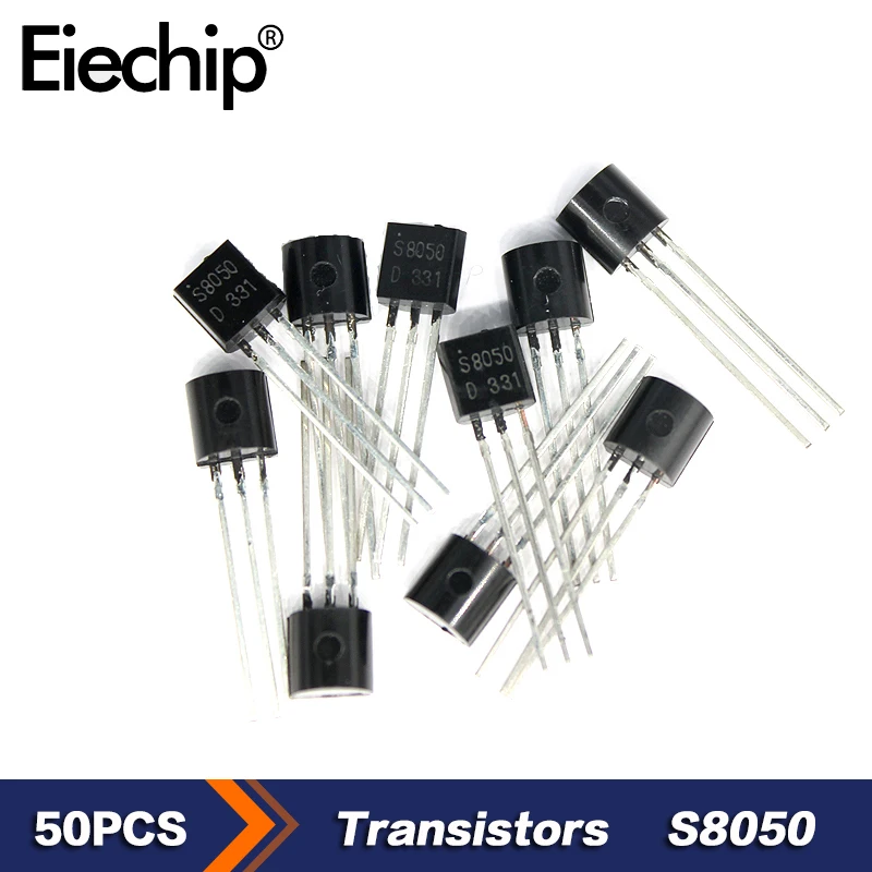 50pcs/lot S8050 NPN Transistors 30V 500MA TO-92 New original Transistor