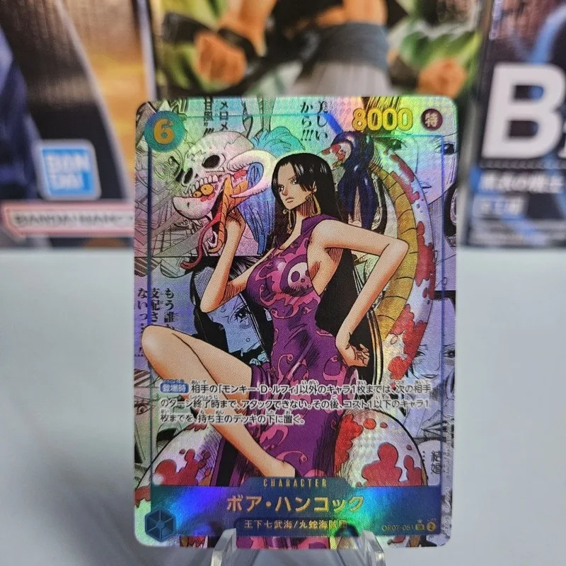 

One Piece Japanese DIY Flash Card Animation Characters Luffy Empress Shanks Nami Zoro OPCG Hobby Collection Card Gift Toy