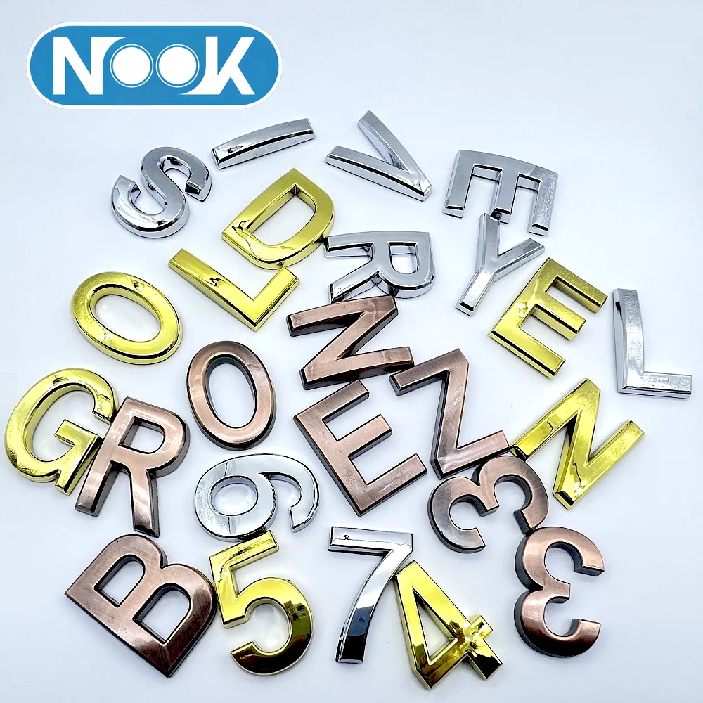 

House Number Outdoor 26 English Letters 5-7cm Adhesive Letters Hotel Door Alphabet Home Outdoor Exterior Mailbox House Number