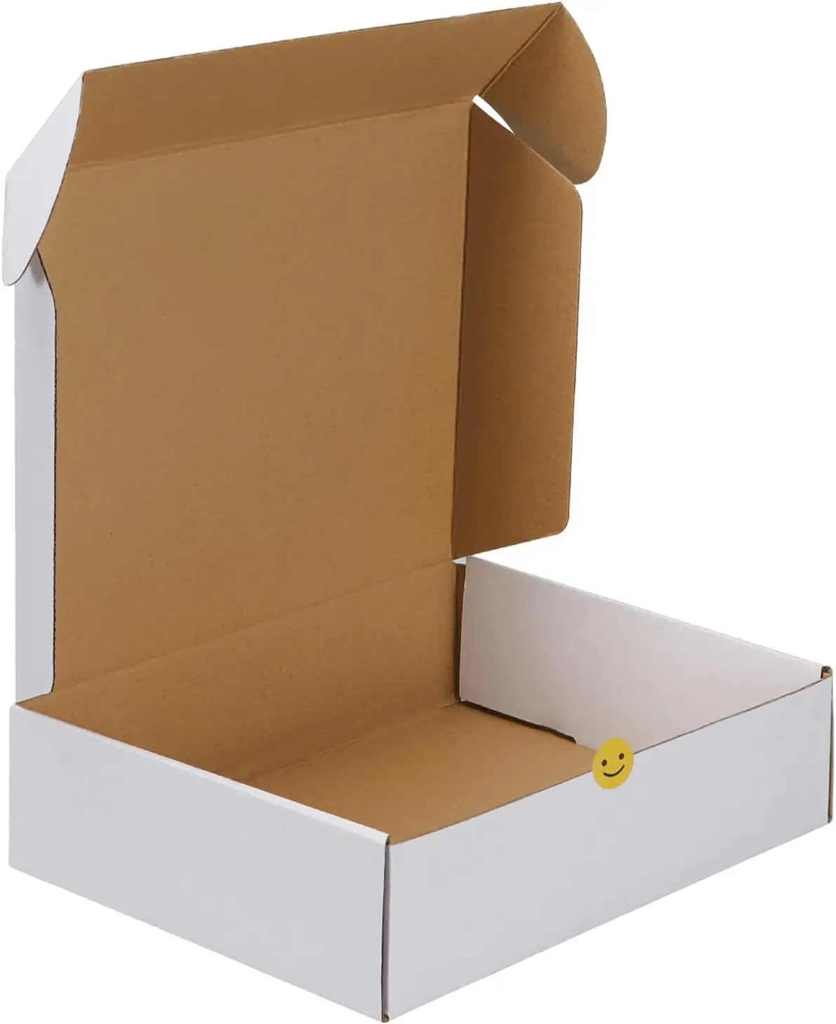 

12x9x4 Corrugated Cardboard Box, White Mailer Box for Shipping & Storage, Single Wall, 32 ECT
