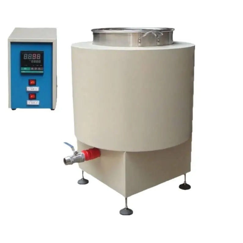 

control stainless steel wax melting furnace electric heating industrial melting pouring equipment temperature regulation