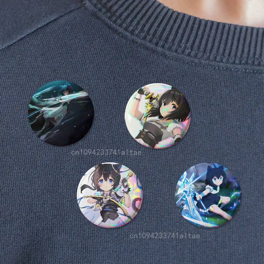 Reincarnated as a Sword Badges 75mm 58mm 44mm 32mm 25mm Brooch Backpack Hat Enamel Pins Accessories Toys Gifts
