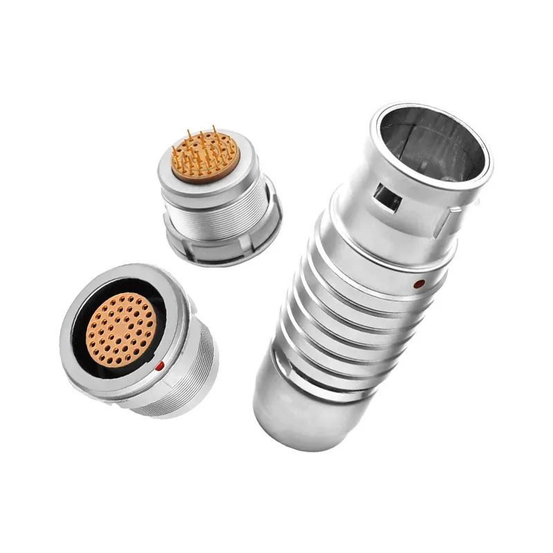 Compatible connector 4B5B push-pull self-locking  semiconductor equipment