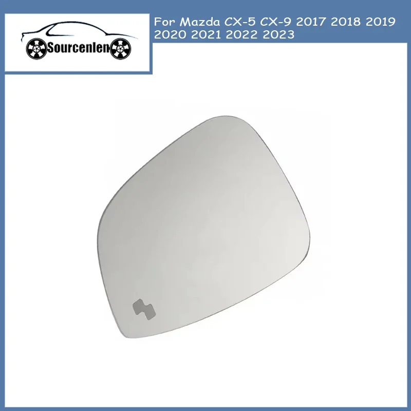 

Heated Mirror Glass Rear View Mirror with Blind Spot For Mazda CX-5 CX-9 2017 2018 2019 2020 2021 2022 2023 TK71691G1 TK71691G7